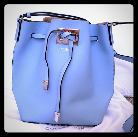 Michael Kors Handbags - Michael kors light blue miranda collection bag